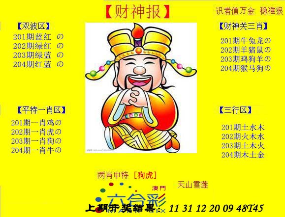 2024204期黄财神