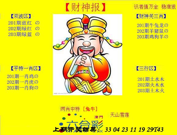 2024203期黄财神