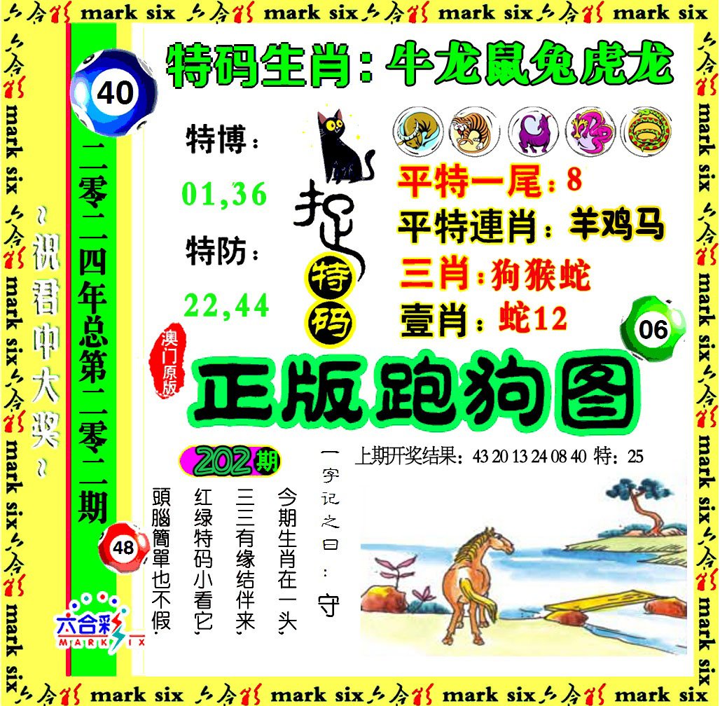 2024202期正版跑狗图
