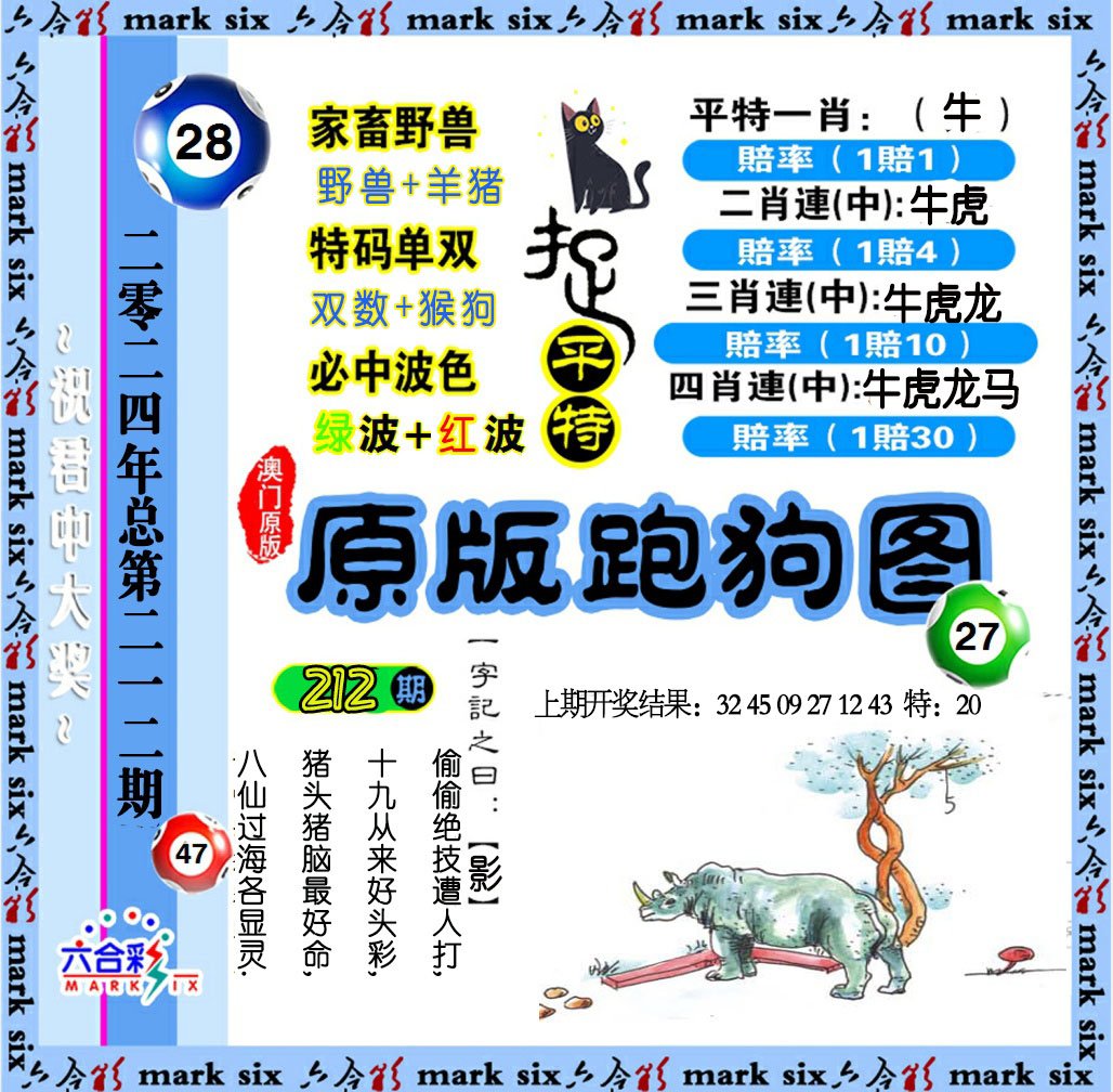 2024212期原版跑狗图