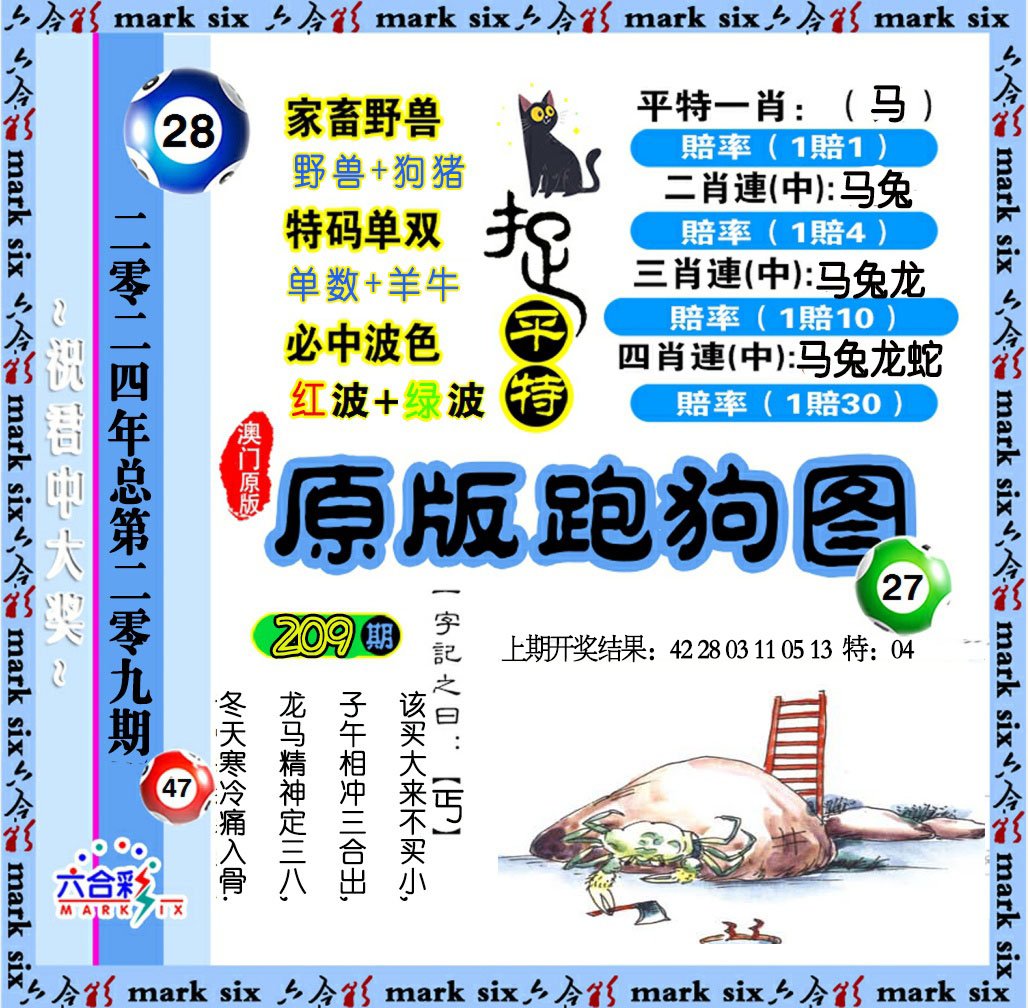 2024209期原版跑狗图