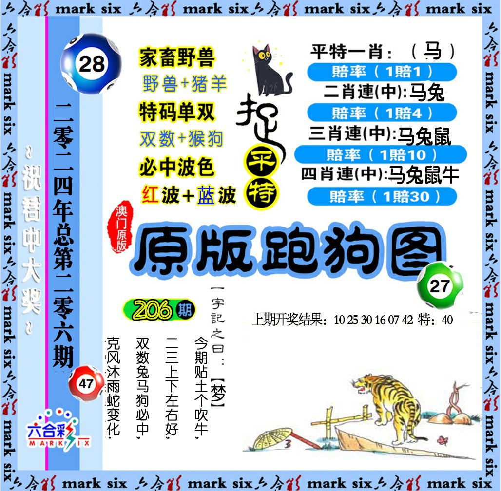 2024206期原版跑狗图