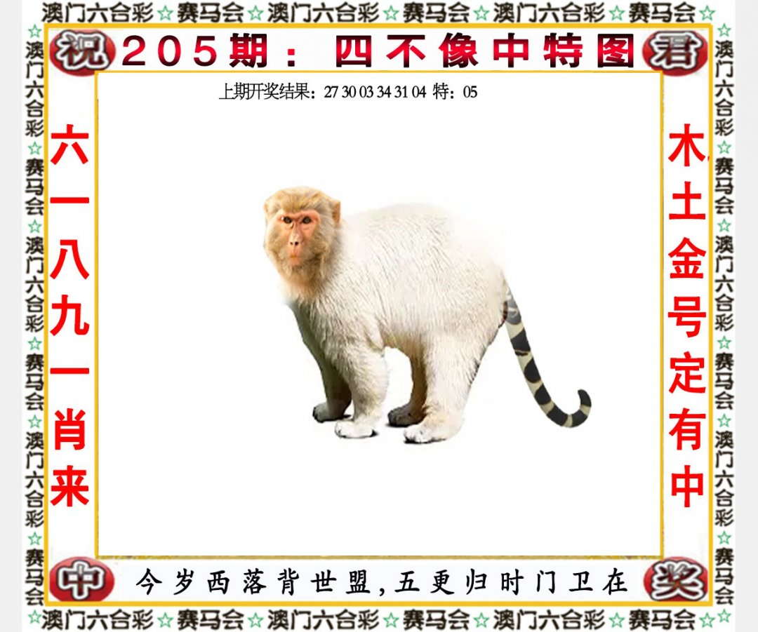 2024205期四不像中特图