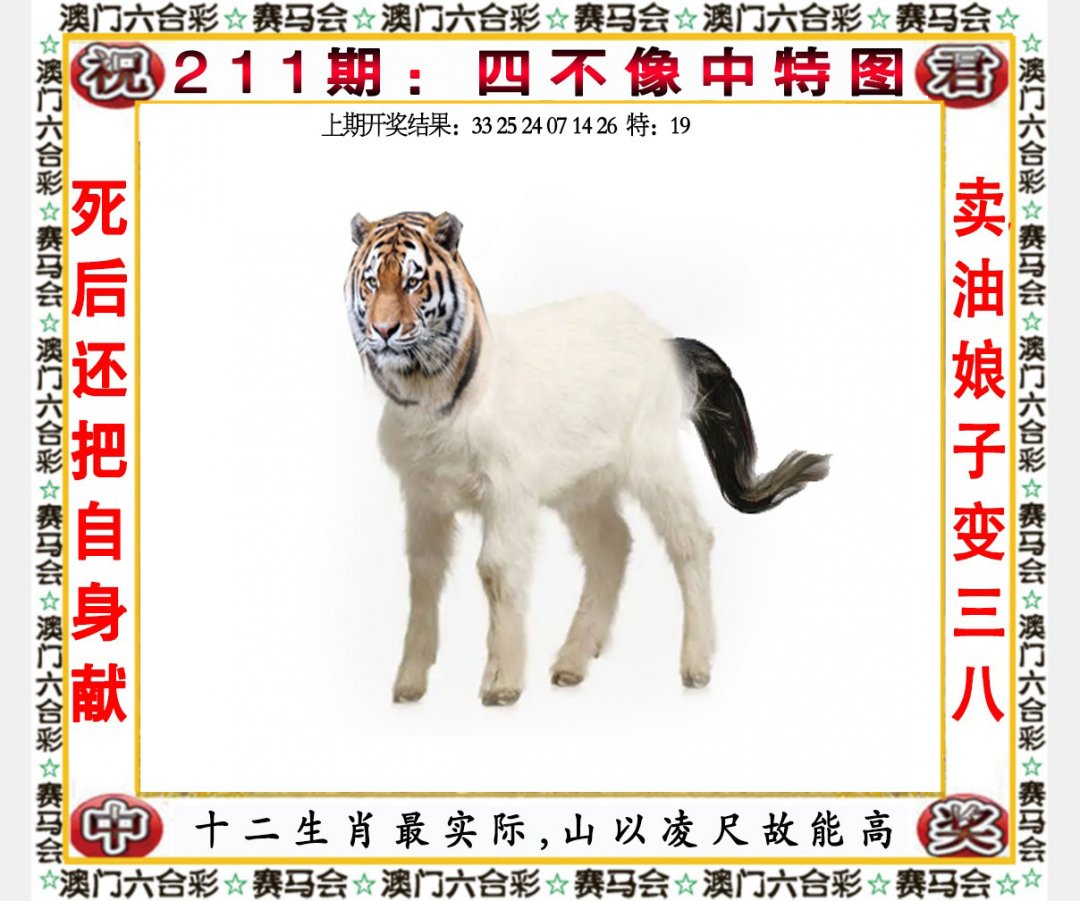2024211期四不像中特图