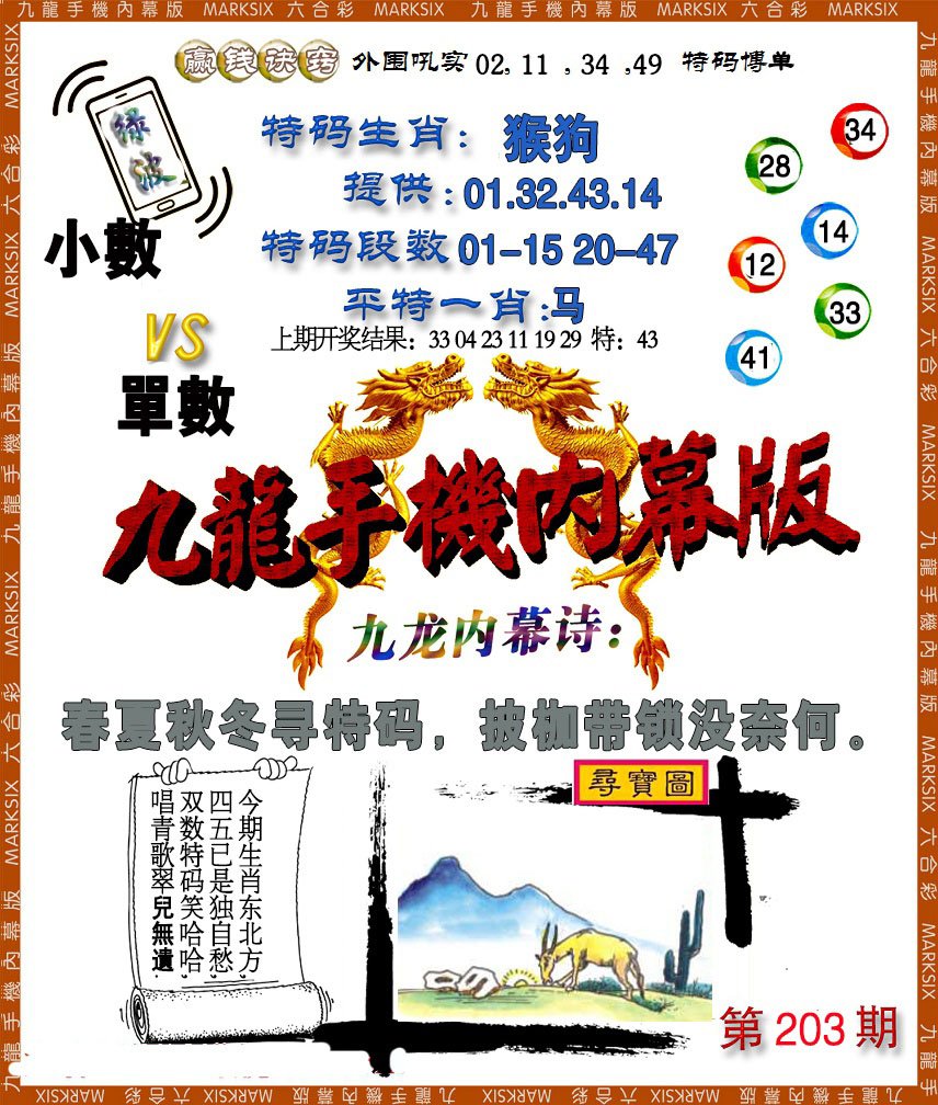 2024203期手机内幕