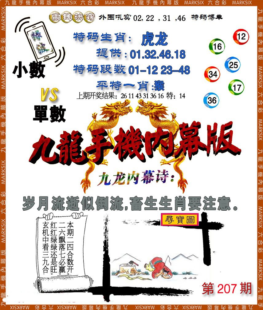 2024207期手机内幕
