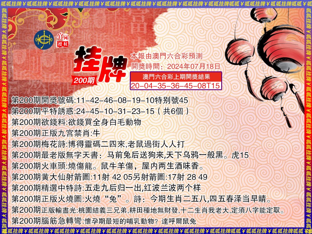 2024200期挂牌3