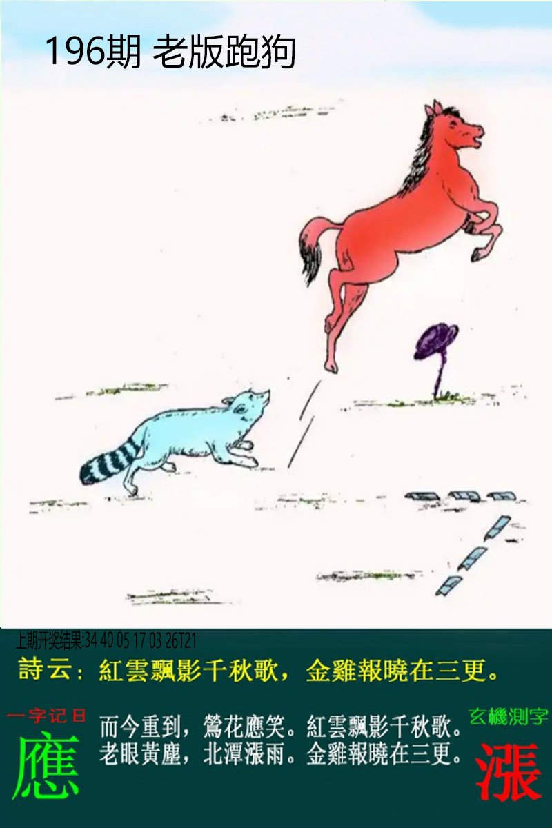 2024196期老板跑狗