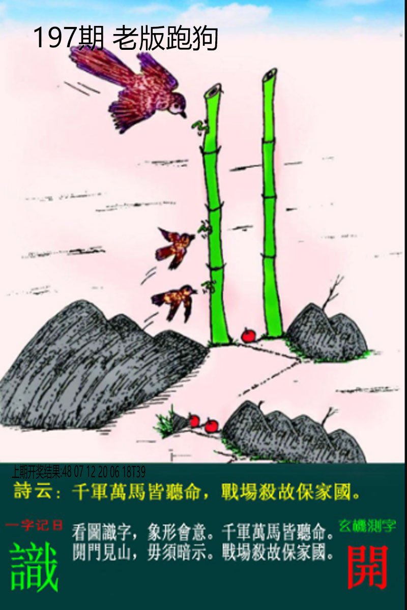 2024197期老板跑狗
