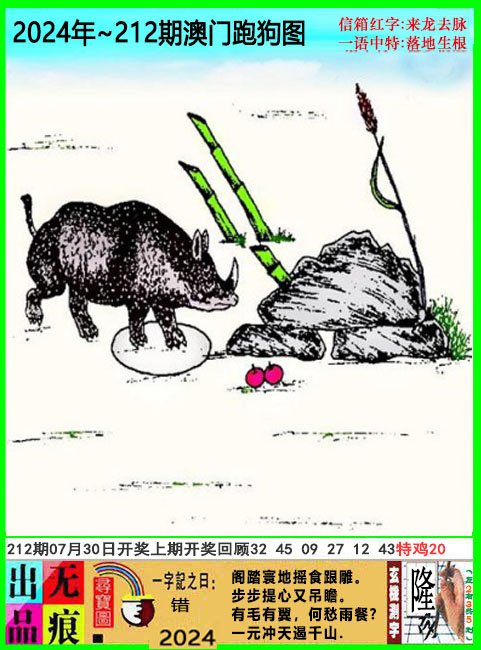 2024212期澳门跑狗无痕版