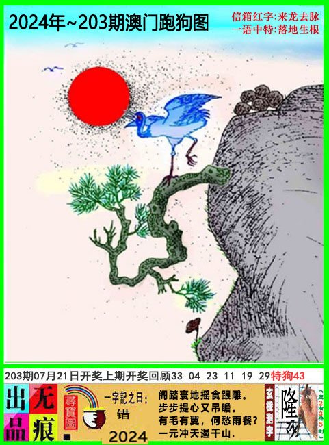 2024203期澳门跑狗无痕版