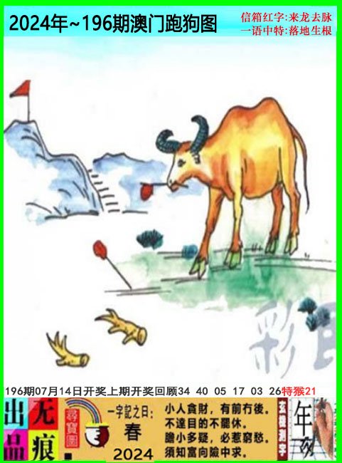 2024196期澳门跑狗无痕版