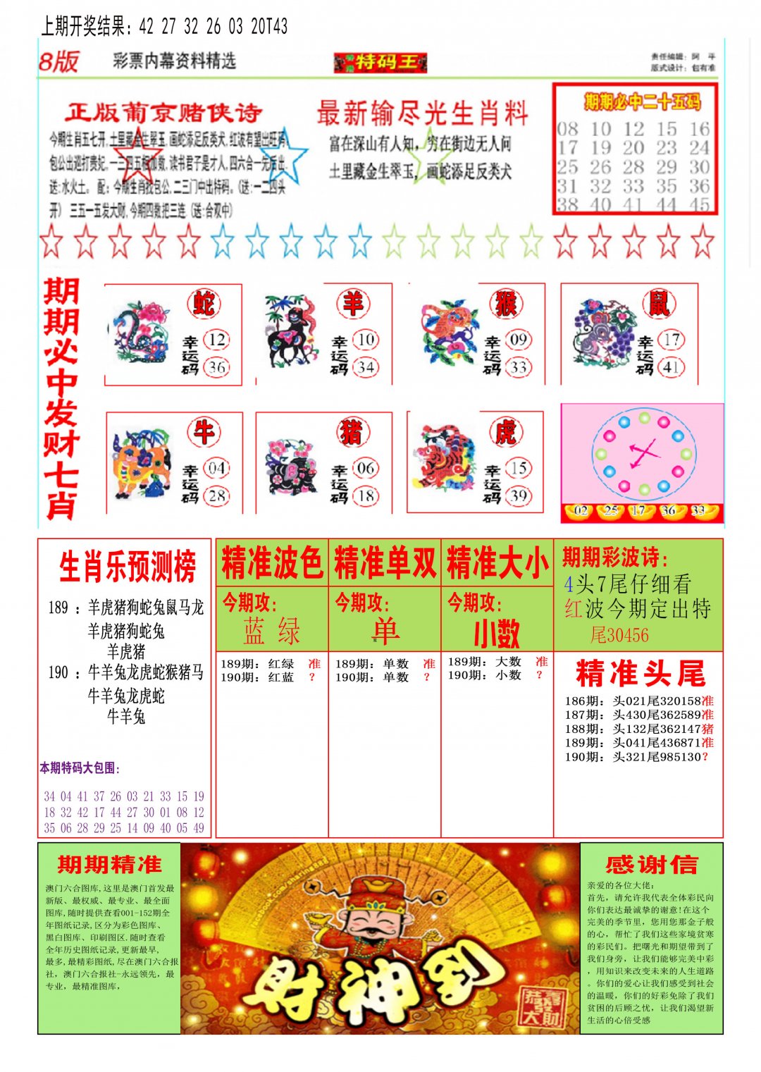 2024190期特码王B