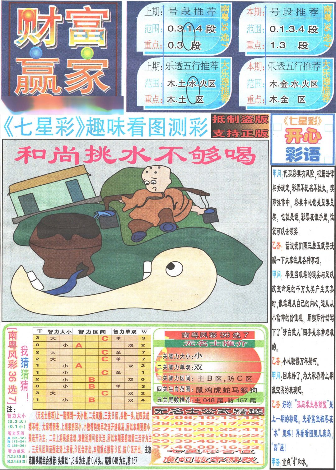 2024189期七星彩图(高清)