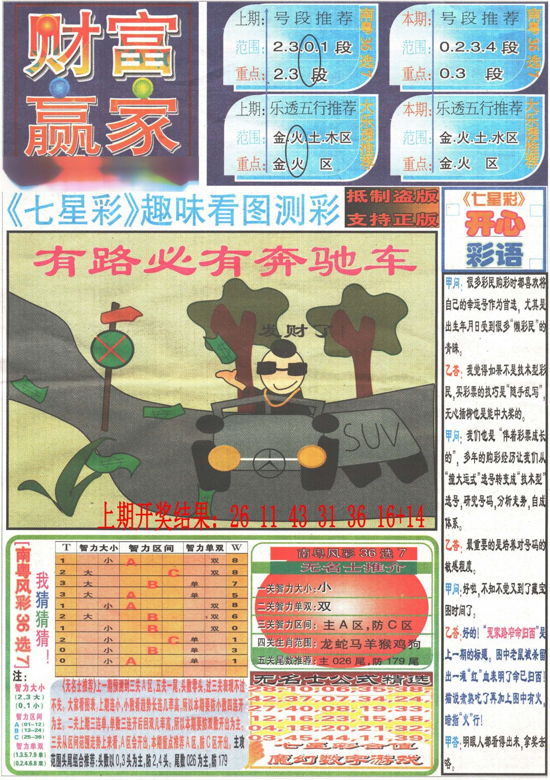 2024207期七星彩图(高清)