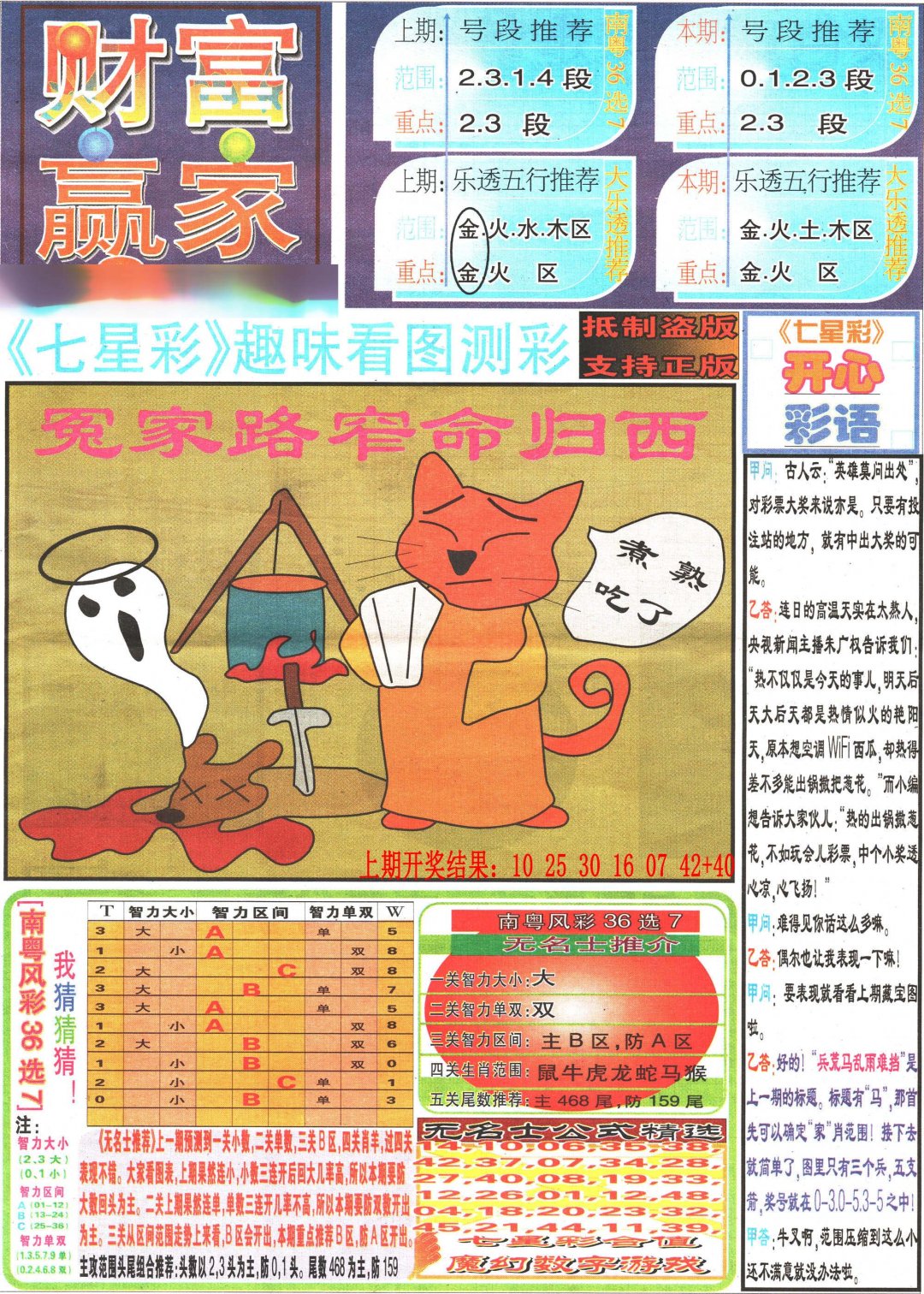 2024206期七星彩图(高清)