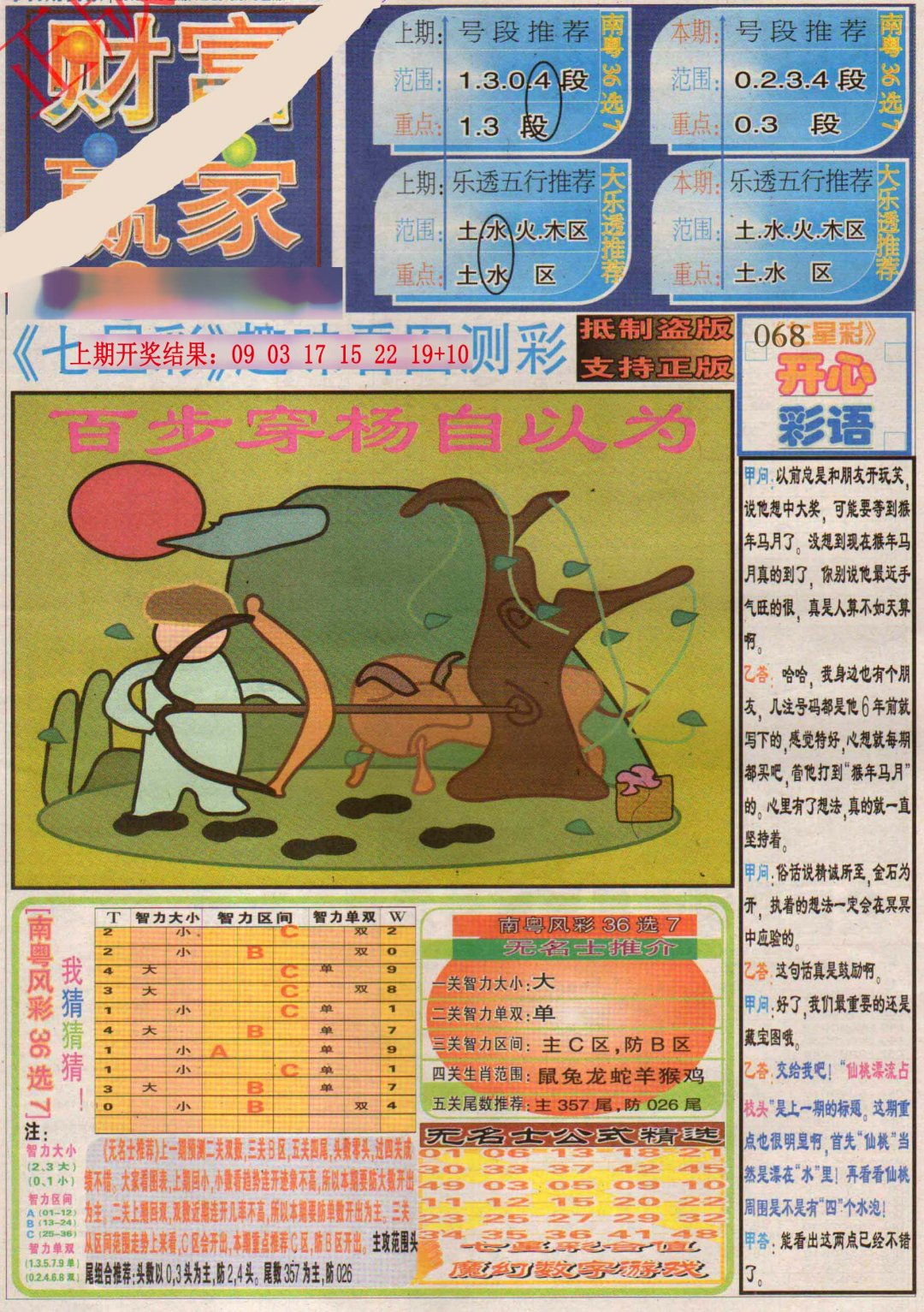 2024198期财富赢家（七星彩）