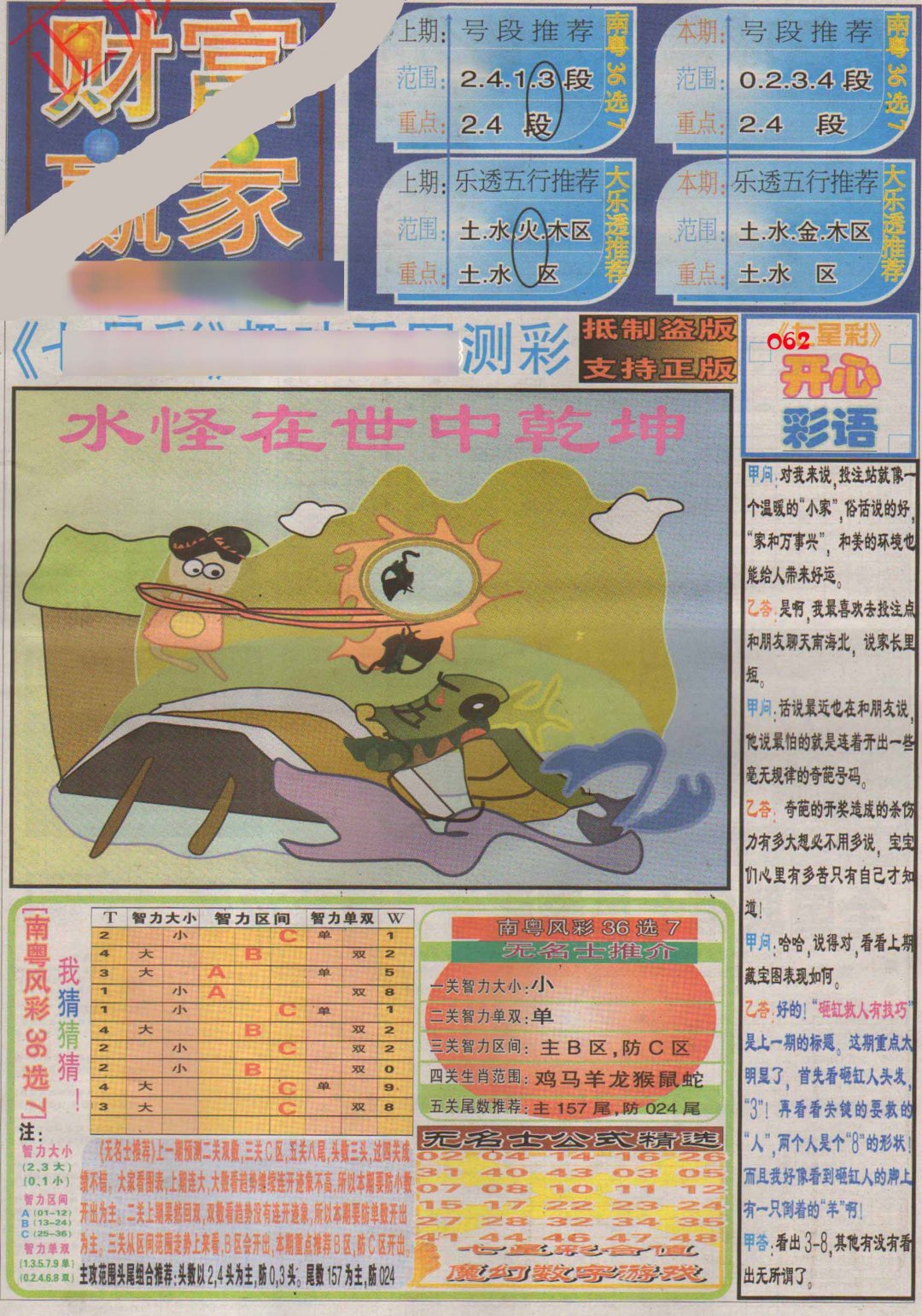 2024192期财富赢家（七星彩）
