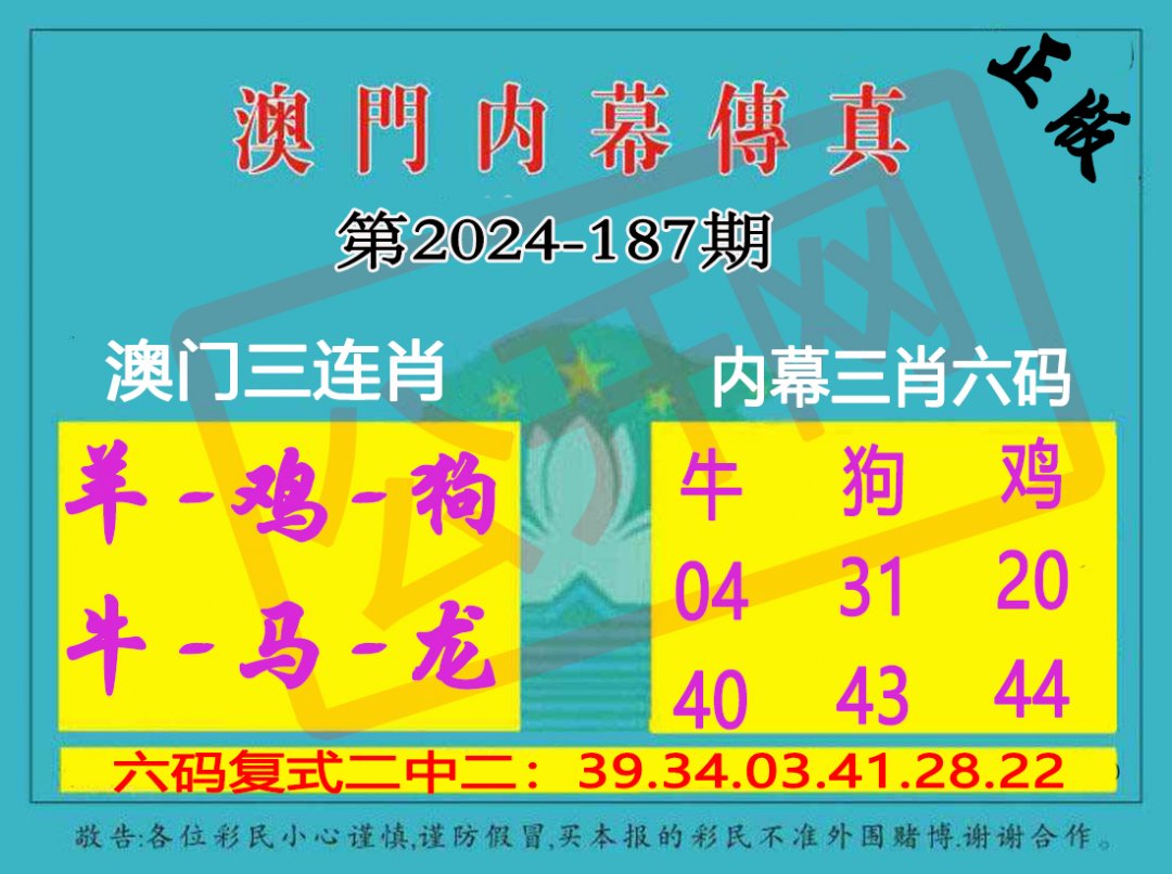 2024187期内幕传真三肖版
