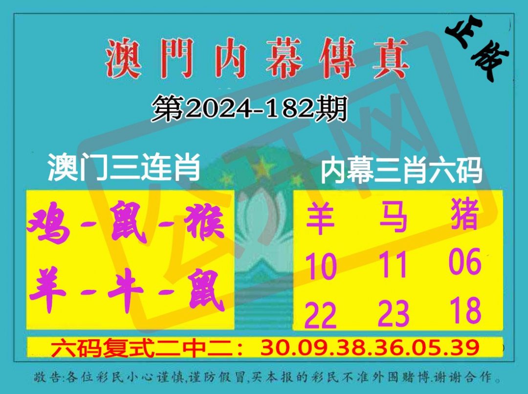 2024182期内幕传真三肖版