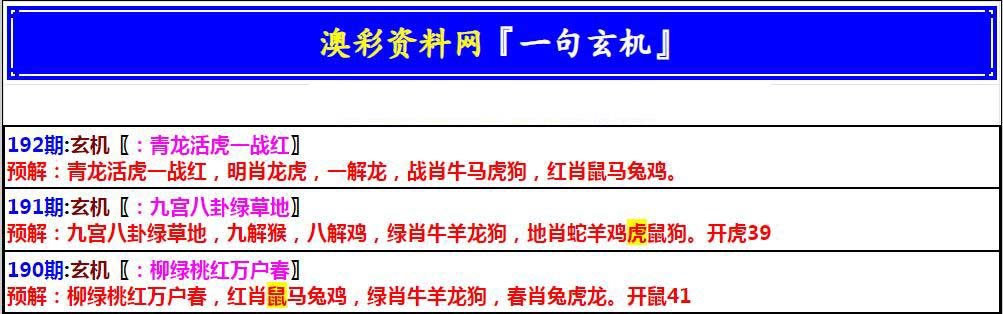 2024192期澳门一句玄机
