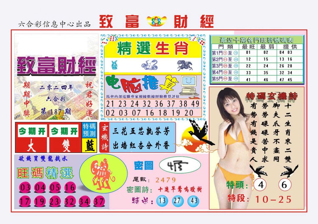 2024187期致富财经