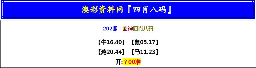 2024202期赌神四肖八码