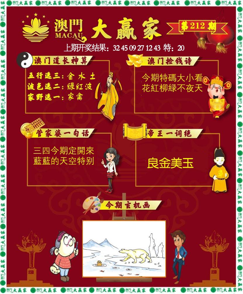 2024212期大赢家