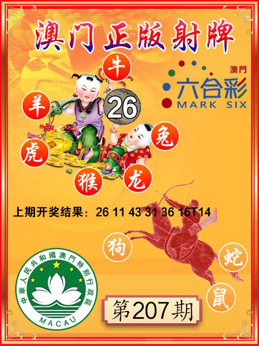 2024207期射牌图