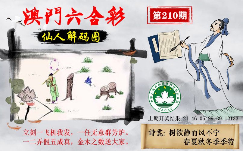 2024210期仙人解码图