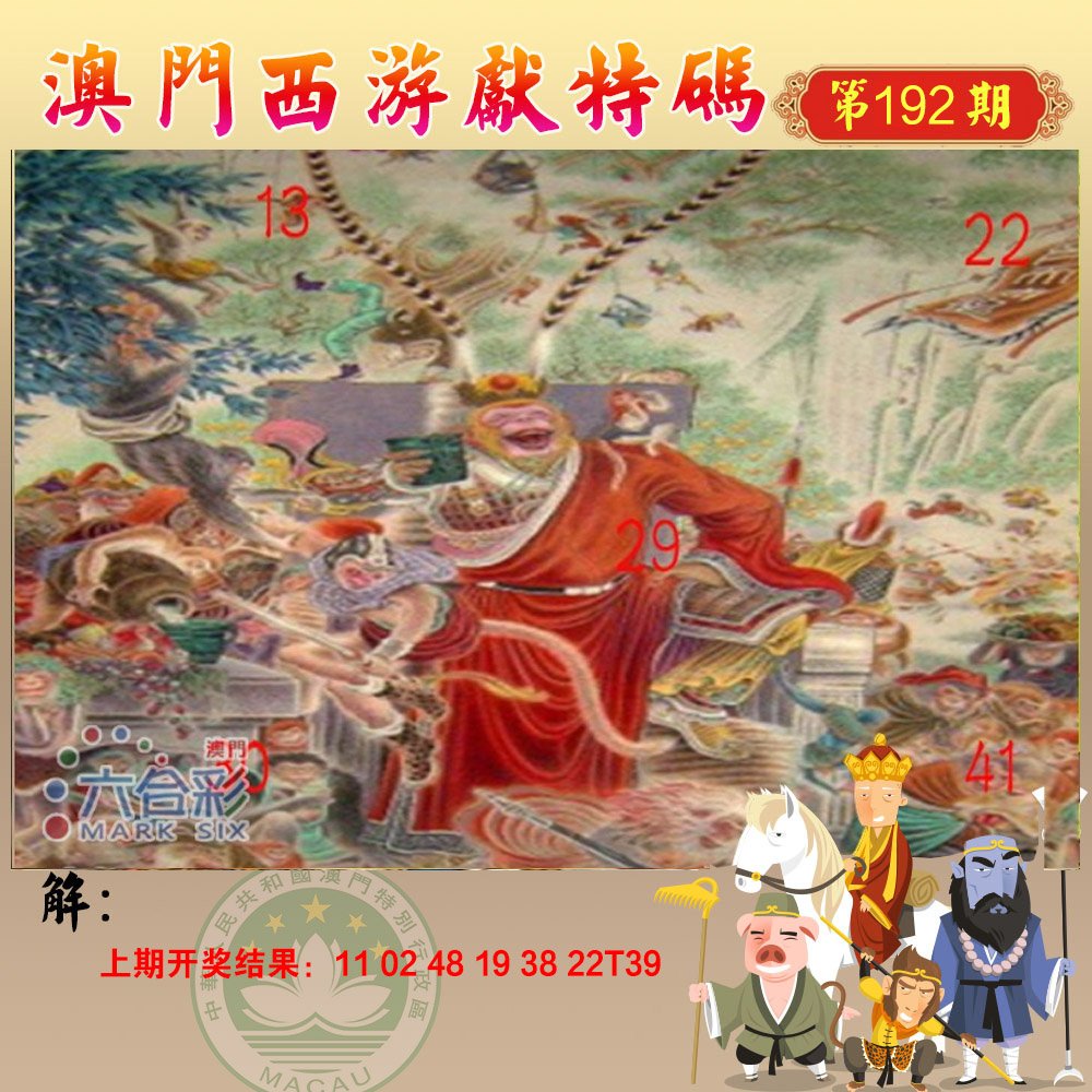 2024192期西游献码