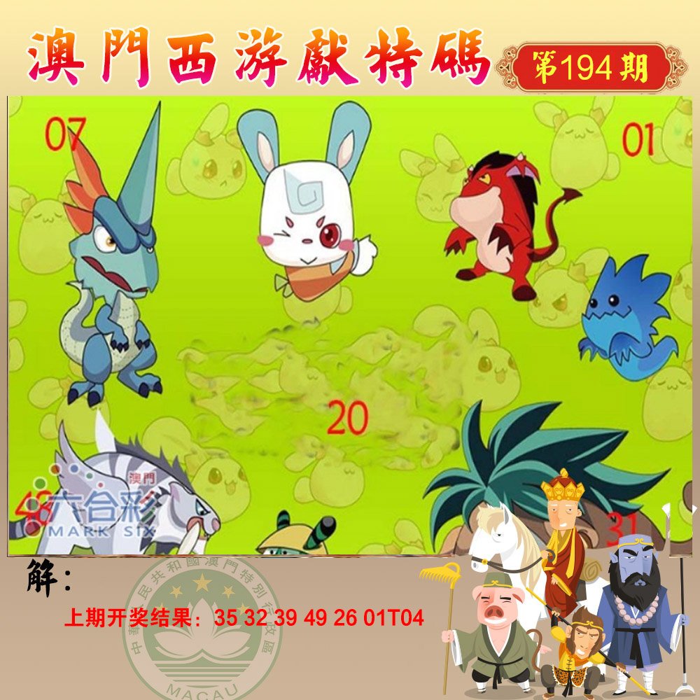 2024194期西游献码