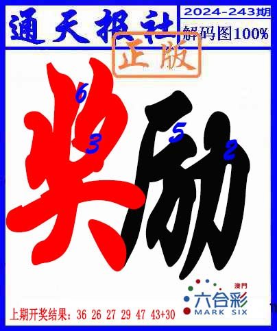 2024243期解码图