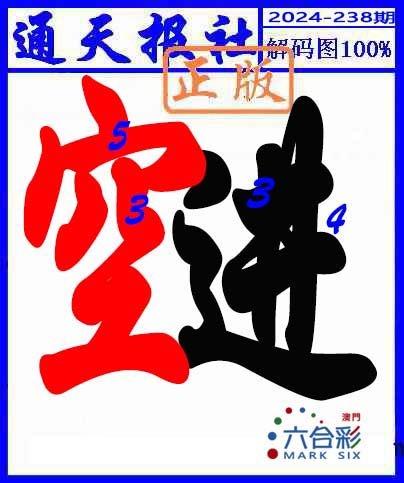 2024238期解码图