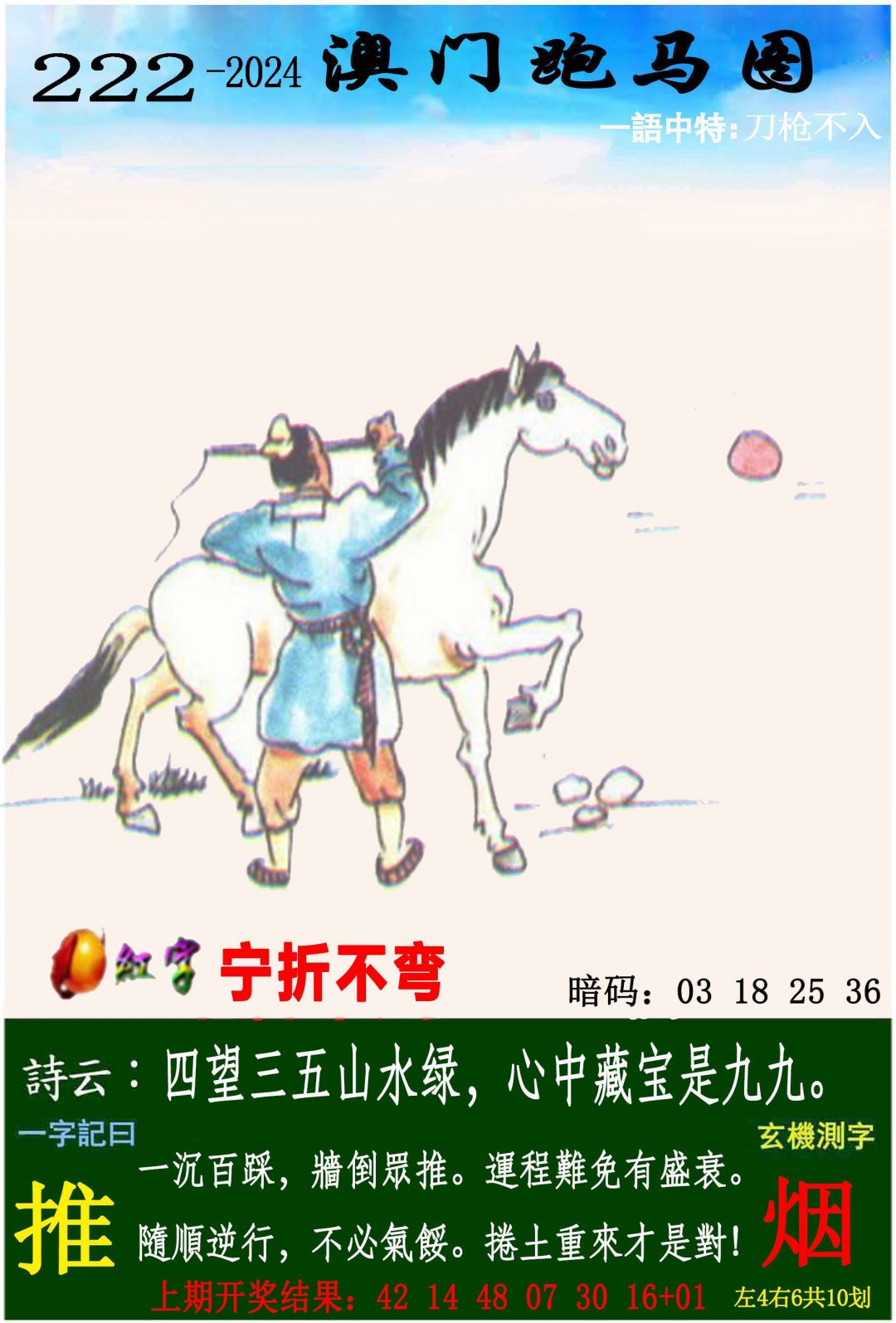 2024222期跑马图