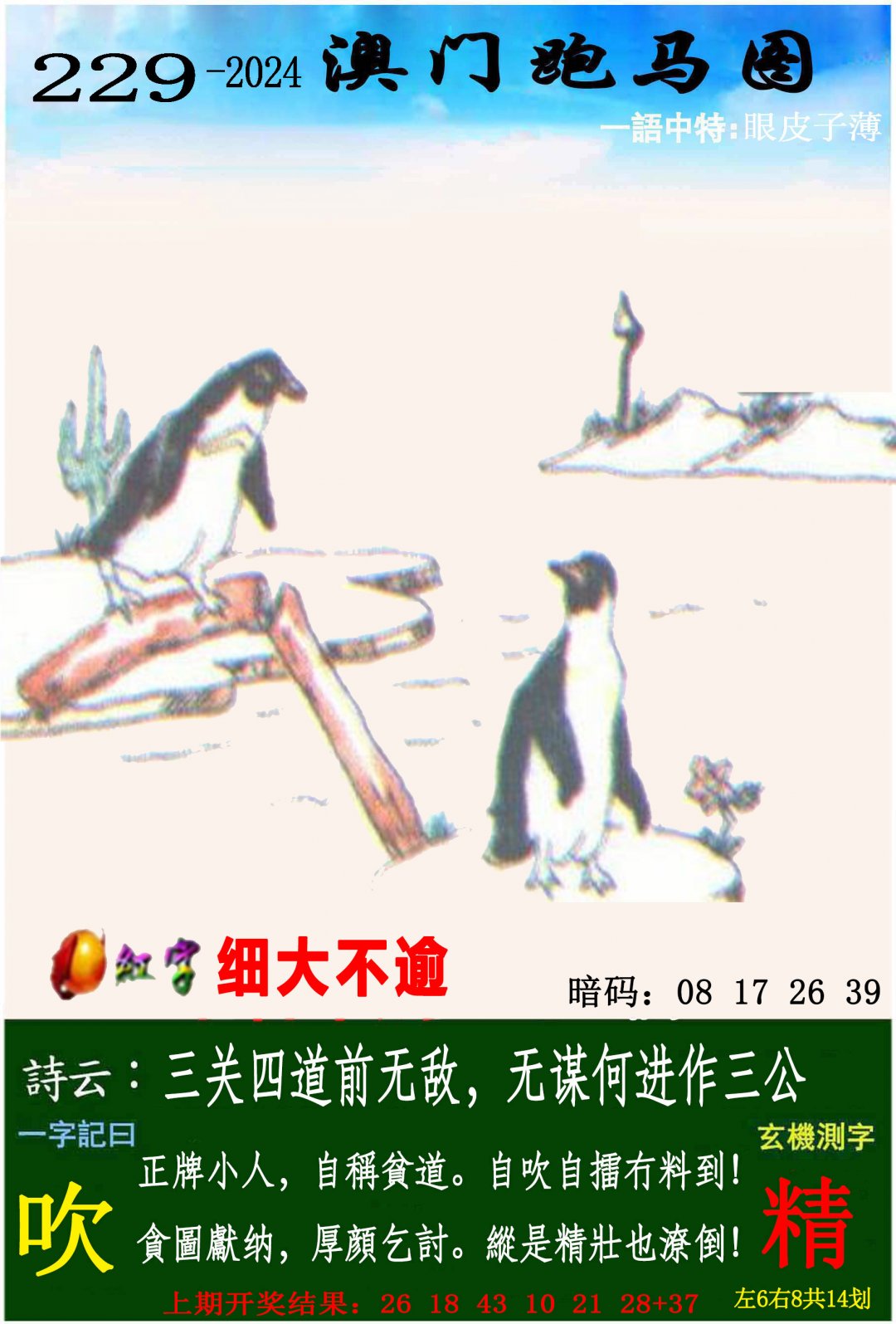2024229期跑马图