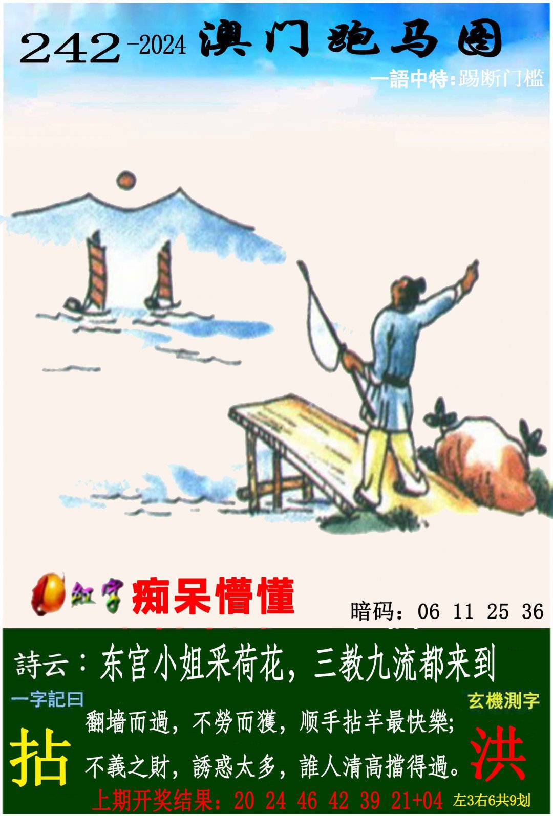 2024242期跑马图