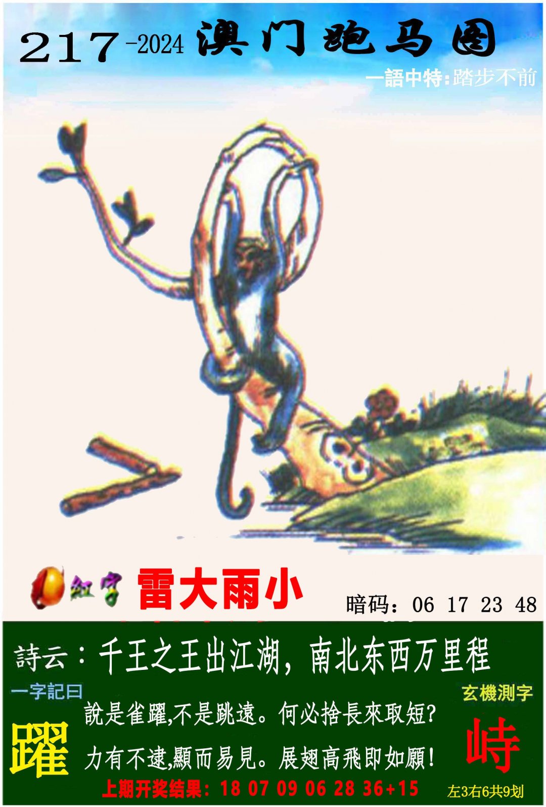 2024217期跑马图