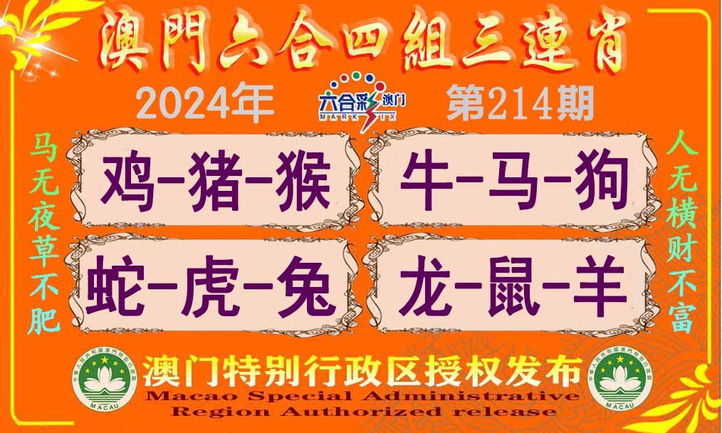 2024214期六合四组三连肖