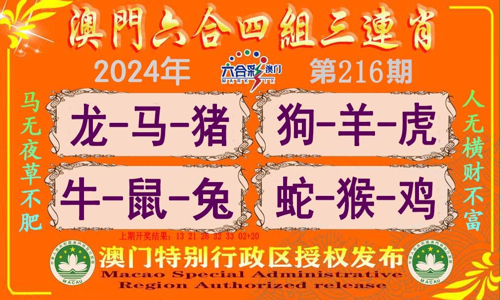2024216期六合四组三连肖