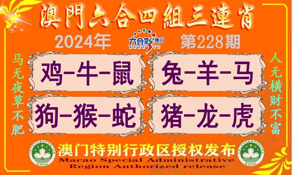 2024228期六合四组三连肖