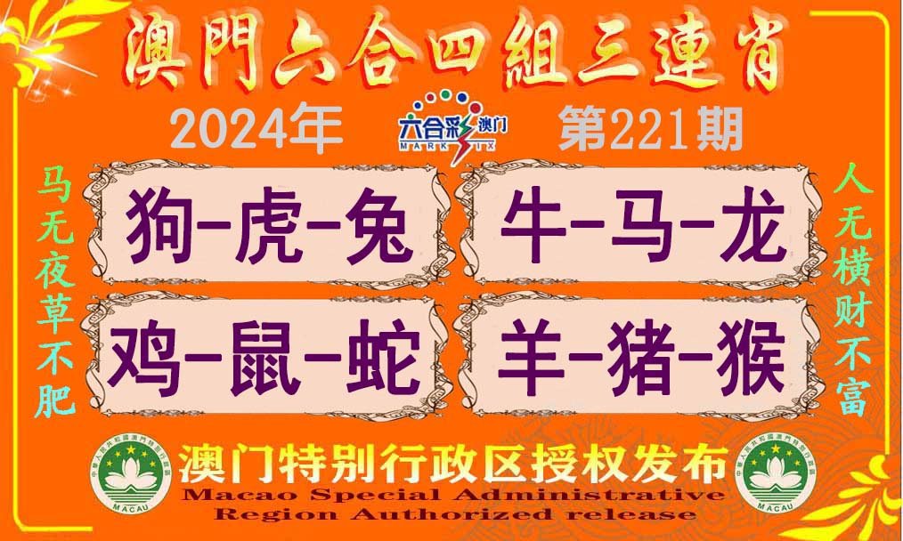 2024221期六合四组三连肖