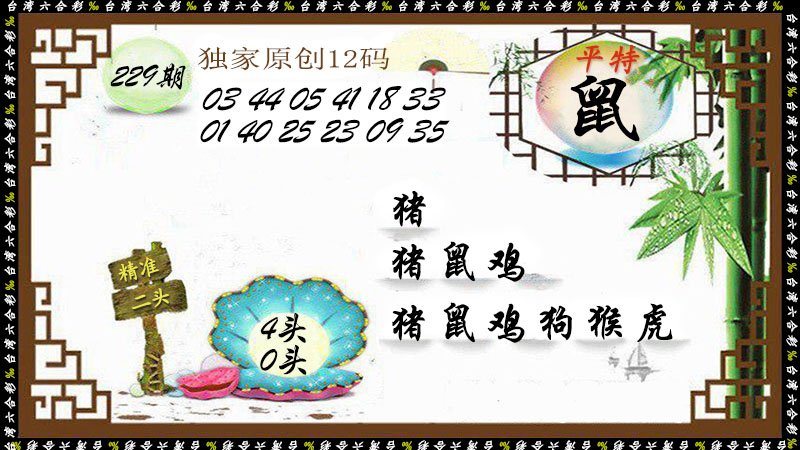 2024229期12码特图