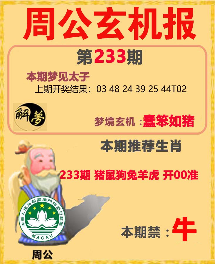 2024233期周公解梦