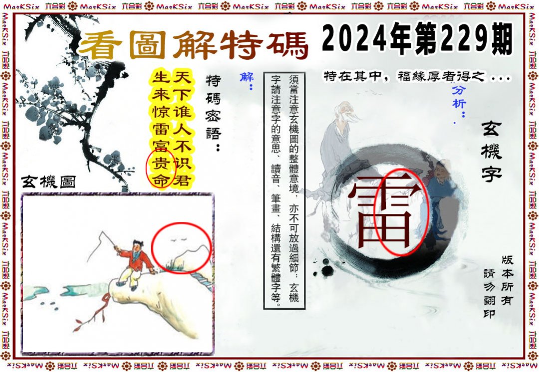 2024229期看图解特码