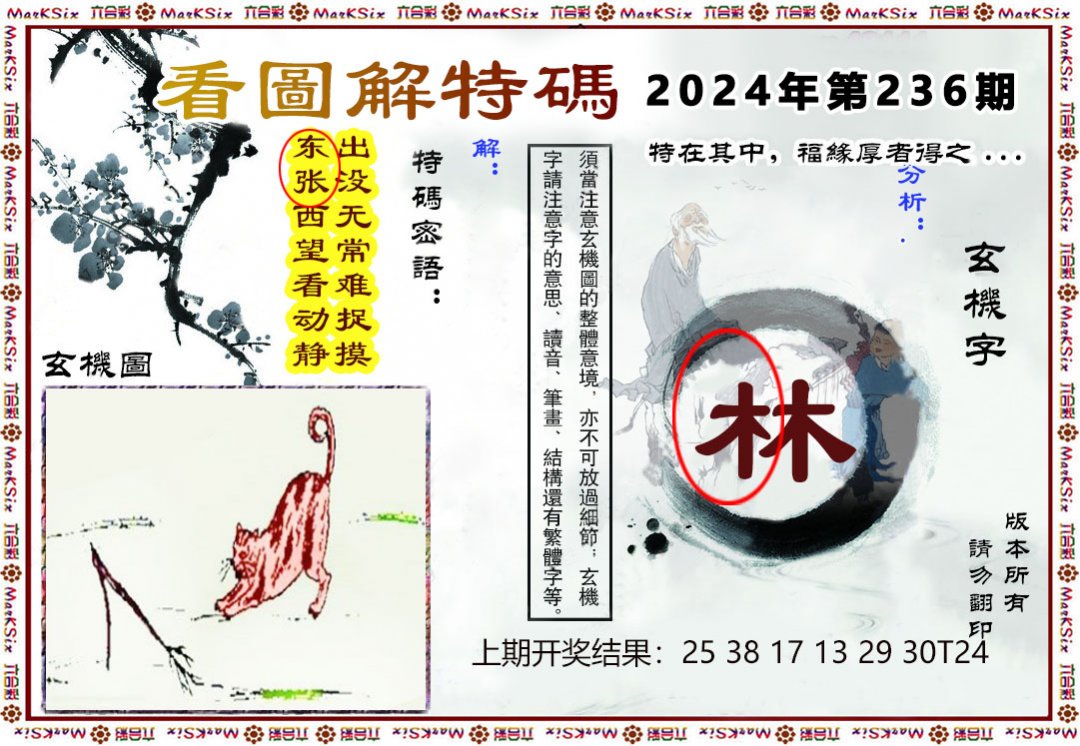 2024236期看图解特码