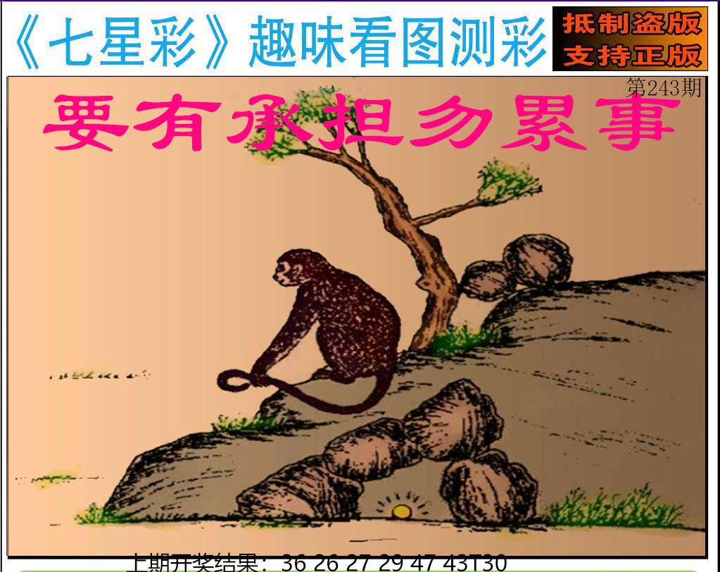 2024243期澳版七星彩图