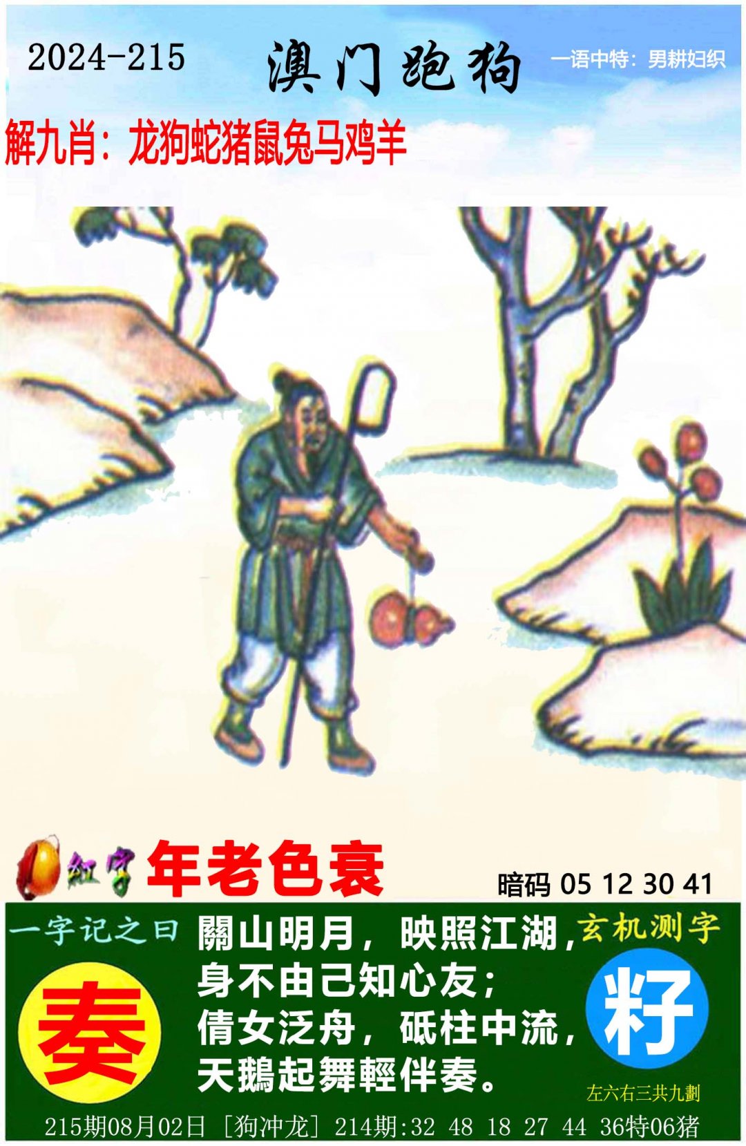 2024215期澳门跑狗图
