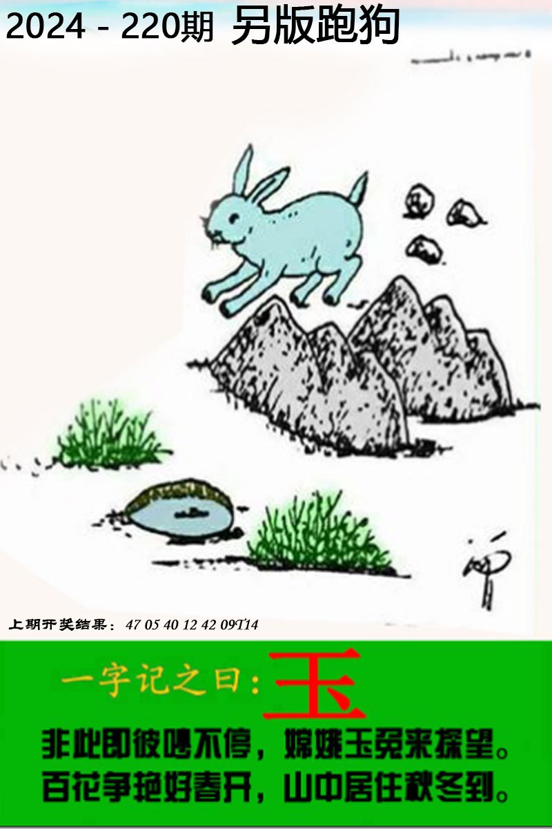 2024220期另版跑狗图