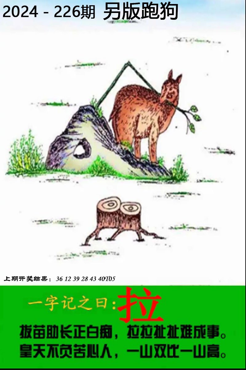 2024226期另版跑狗图
